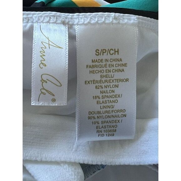 Anne Cole Multicolor Striped High-Neck Tankini Swim Top Small NWT - Picture 6 of 8